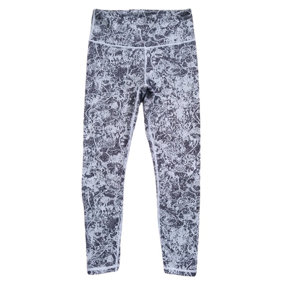 Athleta Elation Gray Graffiti Hi-Rise 7/8 24” Leggings Size Small - Picture 2 of 11